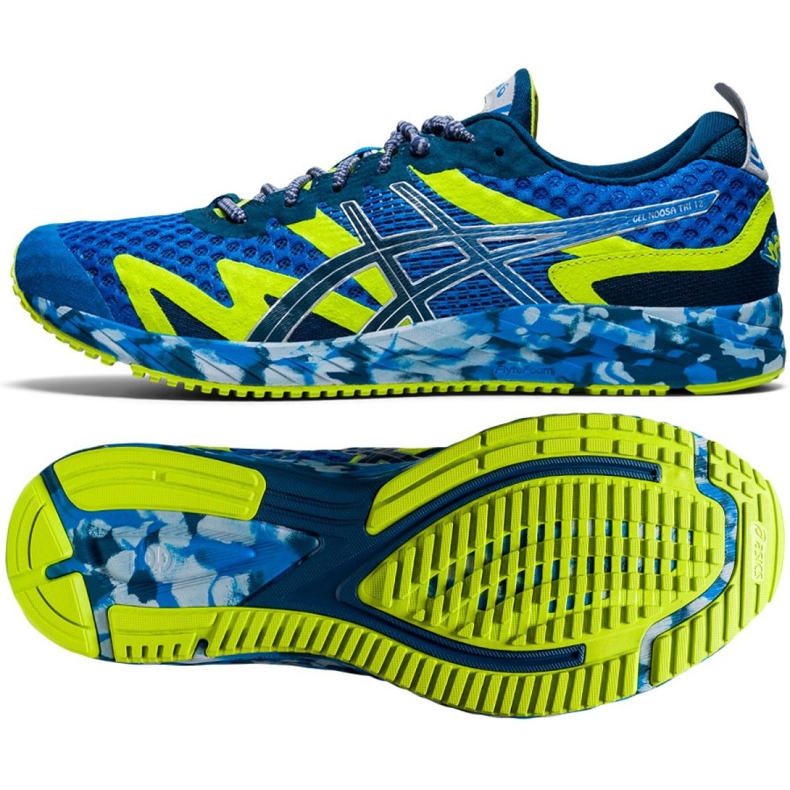 Asics Gel-Noosa Tri M 1011A673-400 juoksukengät sininen vihreä