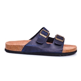Miesten tossut soljilla Big Star Dark Navy Blue DD174604 tummansininen