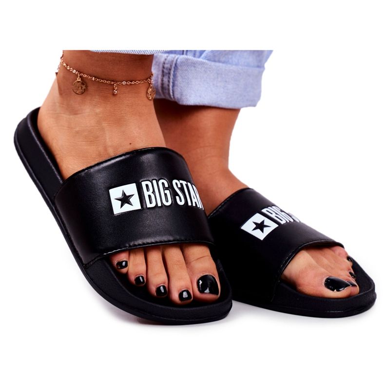 Naisten tossut Big Star Black GG274040 musta