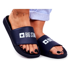 Naisten tossut Big Star Classic Navy Blue GG274043 tummansininen