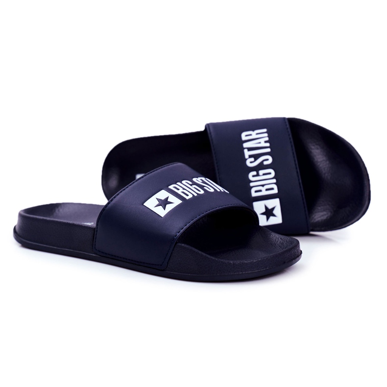 Miesten tohvelit Big Star Rubber Navy Blue GG174931 laivastonsininen