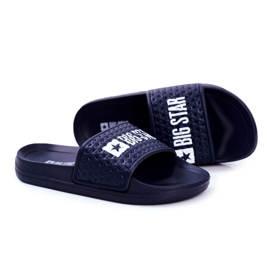 Lasten tohvelit Big Star Navy Blue Tikattu GG374802 tummansininen