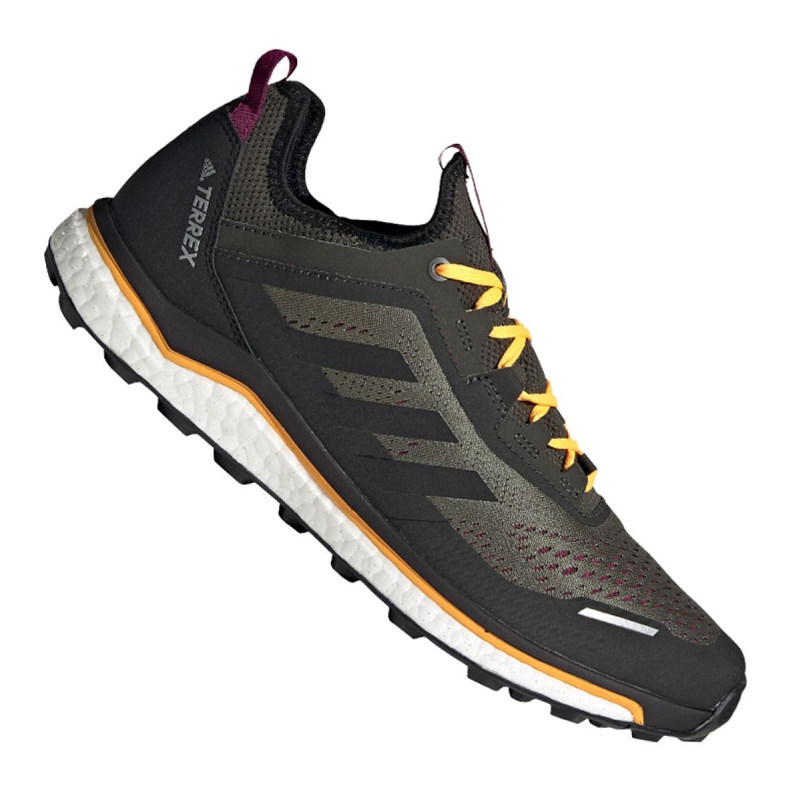 Adidas Terrex Agravic Flow M FV2411 kengät musta harmaa vihreä