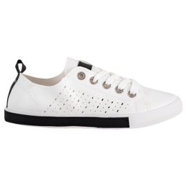 Bella Paris Lenkkarit avoimella kuviolla valkoinen