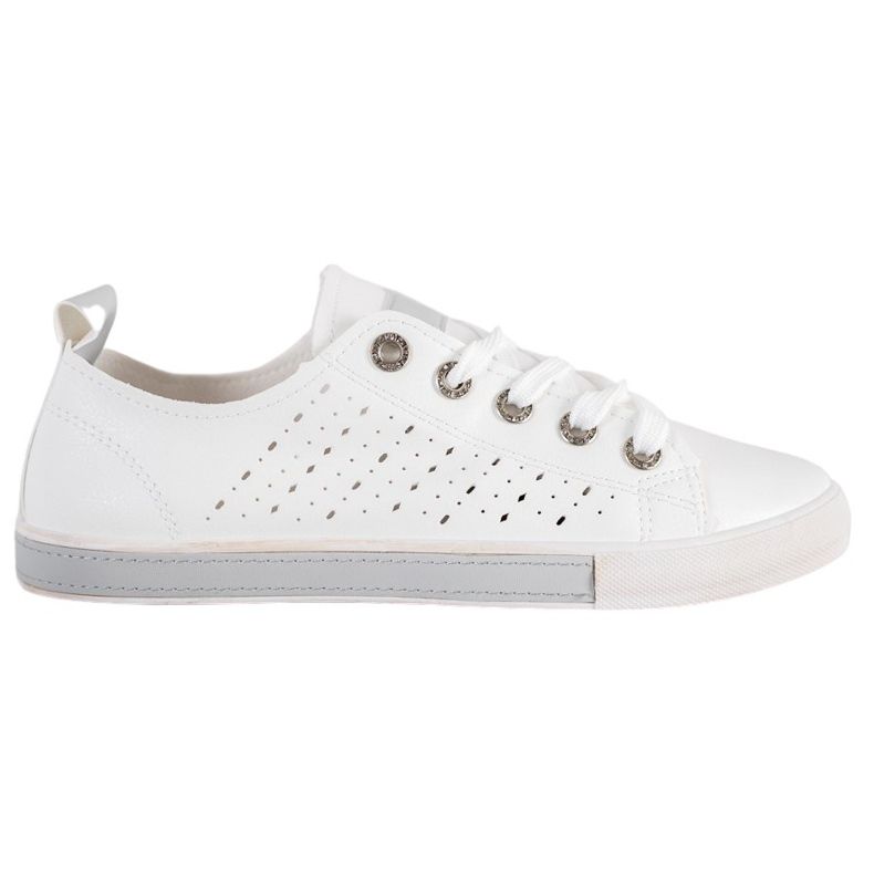 Bella Paris Lenkkarit avoimella kuviolla valkoinen