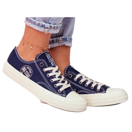 Naisten lenkkarit Big Star Navy Blue FF274125 tummansininen monivärinen