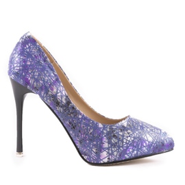 Violetit kukkatapit 0116-4 violetti monivärinen