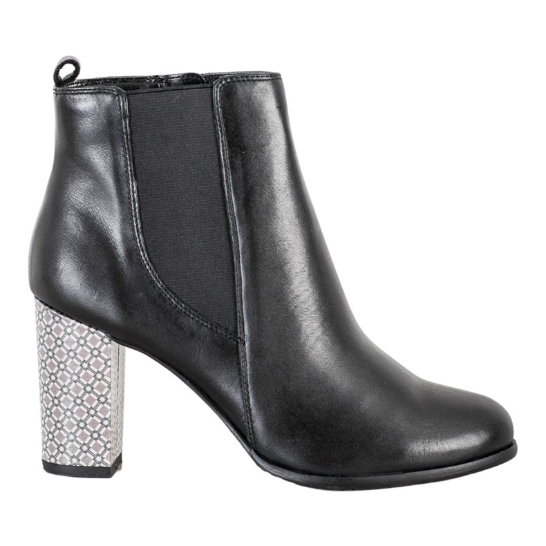 Evento Klassiset nahkasaappaat musta