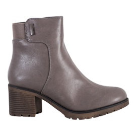 J. Star Mukavat saappaat pylväässä harmaa