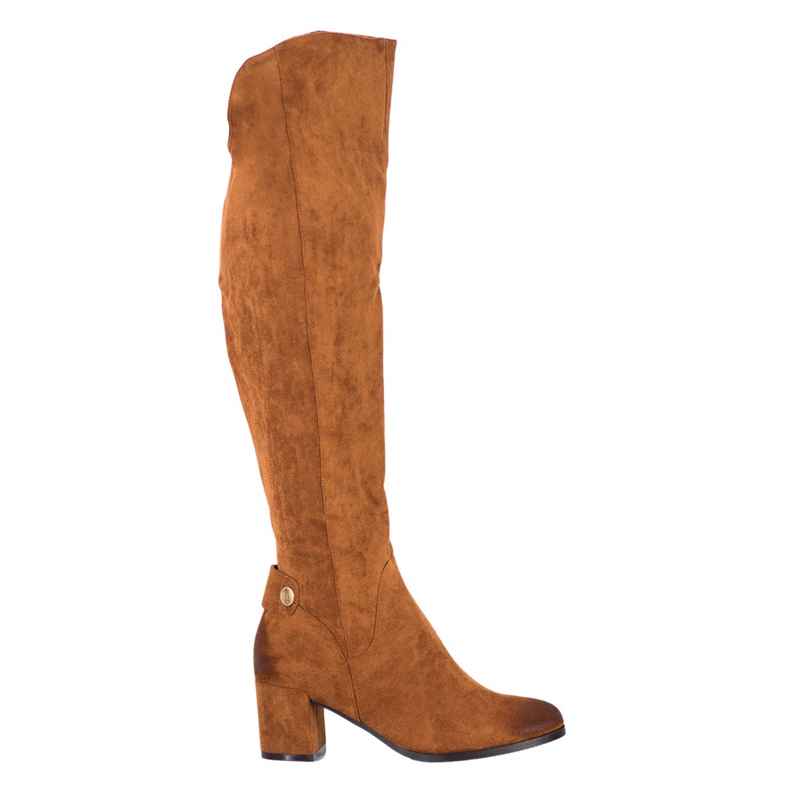 VINCEZA korkeat saappaat ruskea