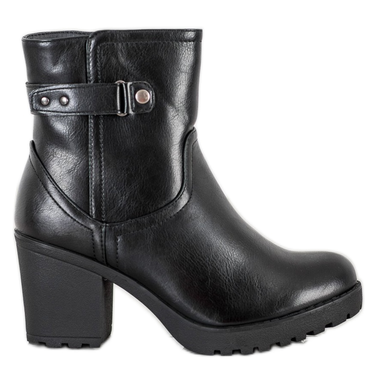 J. Star Lämpimät saappaat postissa musta