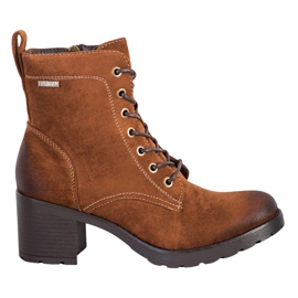 VINCEZA mokkanahkakengät ruskea