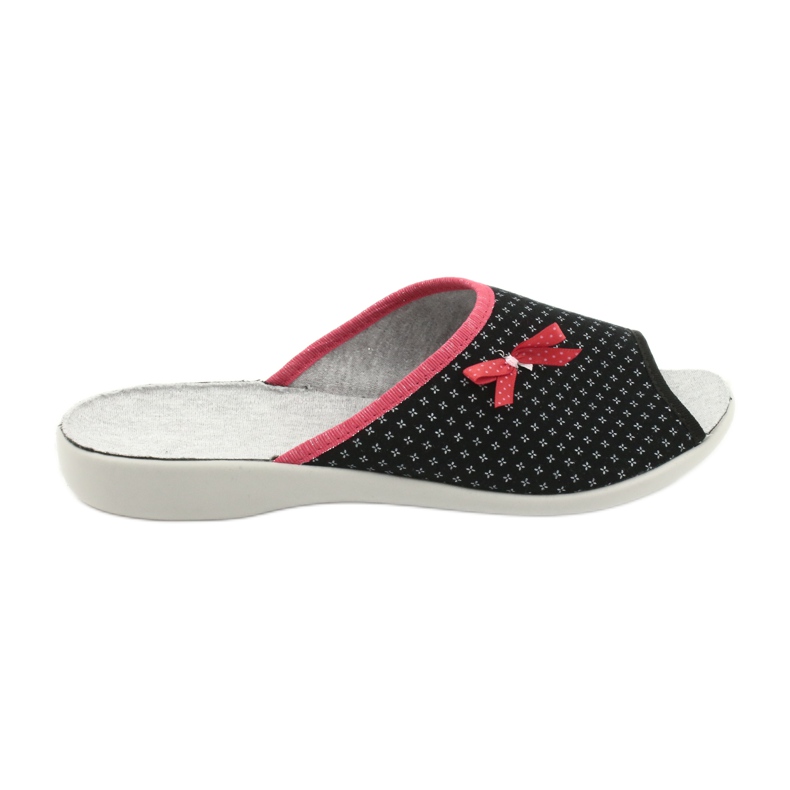 Befado naisten kengät pu 254D109 musta punainen