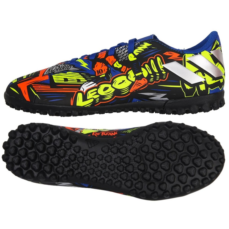 Adidas Nemeziz Messi 19.4 Tf Jr EH0602 jalkapallokengät tummansininen, monivärinen monivärinen