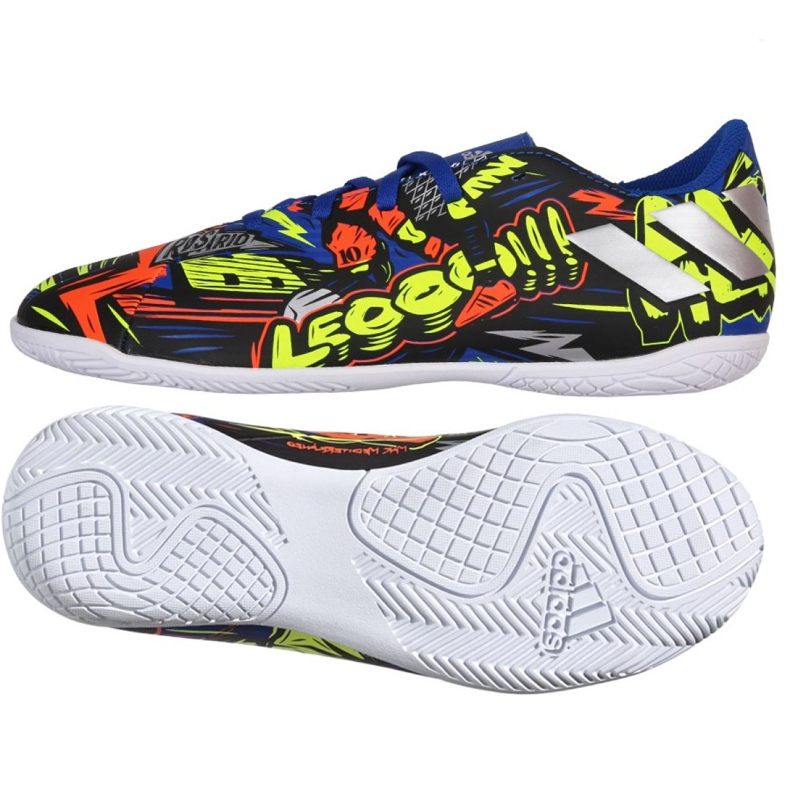 Sisäkengät adidas Nemeziz Messi 19.4 In Jr EH0601 tummansininen, monivärinen monivärinen
