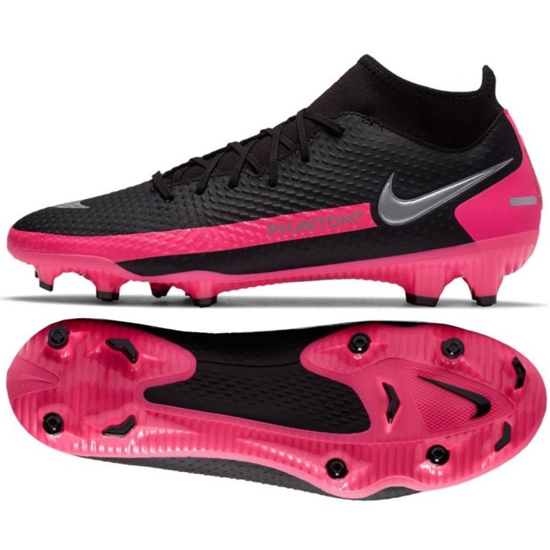 Nike Phantom Gt Academy Df FG / MG M CW6667-006 jalkapallokengät monivärinen musta