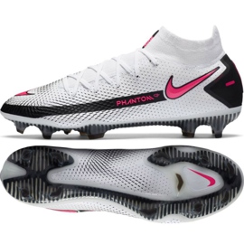 Nike Phantom Gt Elite Df Fg M CW6589-160 jalkapallokengät valkoinen monivärinen