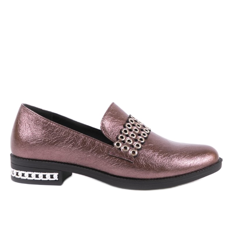 Naisten vaaleanruskeat matalat kengät C18-6251 punainen monivärinen