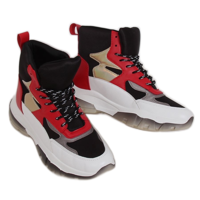 Korkeakorkoiset lenkkarit 2000-C05 Musta monivärinen