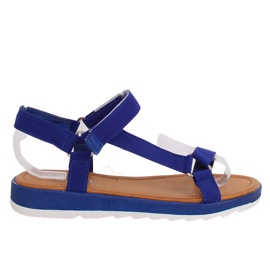Naisten tummansiniset sandaalit WS9027 DK.BLUE Ii Quality tummansininen