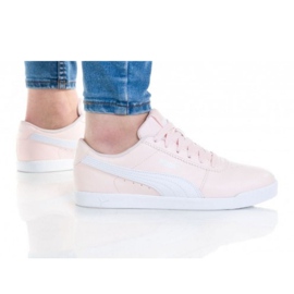Puma Carina Slim Sl W 370548 06 valkoinen vaaleanpunainen
