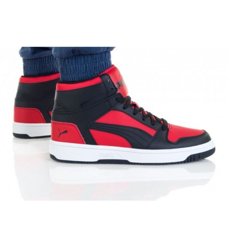 Puma Redound Layup Sl M 369573 12 musta punainen