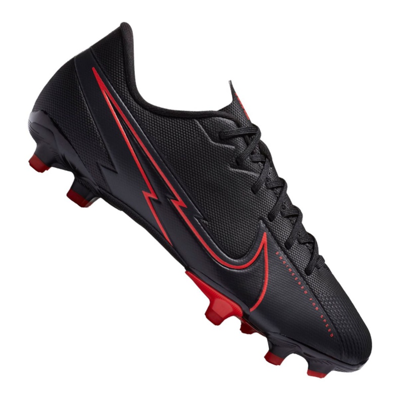 Nike Vapor 13 Academy Mg Jr AT8123-060 jalkapallokengät musta musta