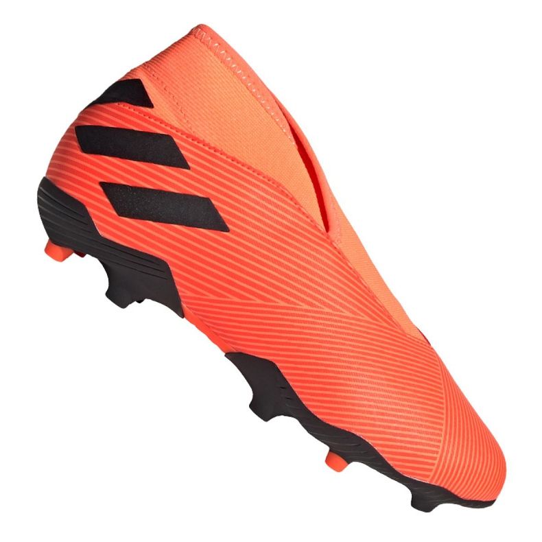 Adidas Nemeziz 19.3 Ll Fg Jr EH0488 jalkapallokengät punainen oranssi