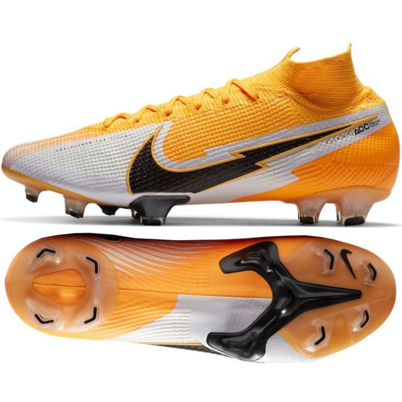 Nike Mercurial Superfly 7 Elite Fg M AQ4174-801 jalkapallokengät monivärinen oranssi