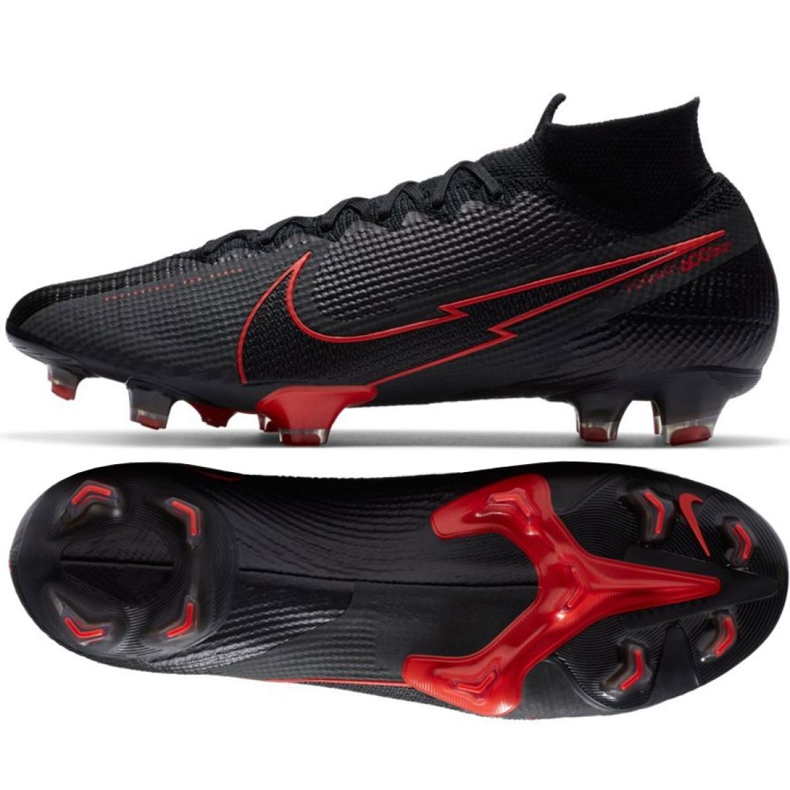 Nike Mercurial Superfly Elite Fg M AQ4174-060 jalkapallokengät monivärinen musta