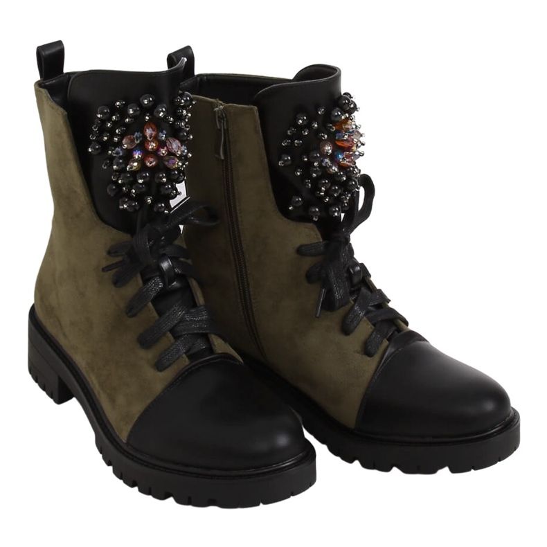 Nauhalliset saappaat väriltään vihreä NC1062 Vihreä