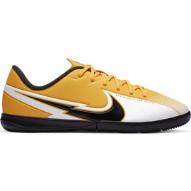 Nike Mercurial Vapor 13 Academy Ic Jr AT8137 801 jalkapallokengät keltainen keltaiset
