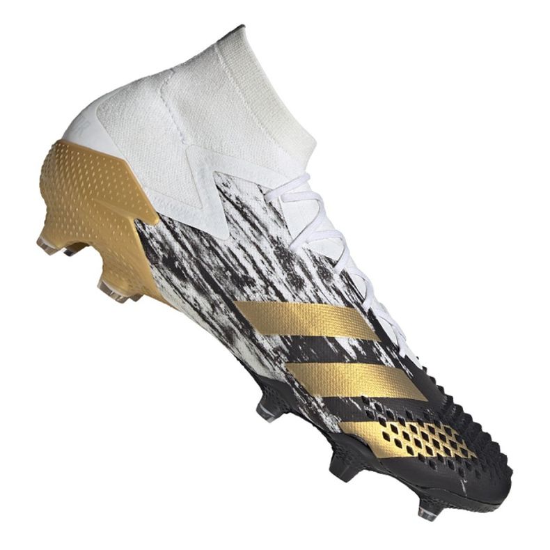 Adidas Predator 20.1 Fg M FW9186 jalkapallokengät musta, valkoinen, musta, kulta valkoinen