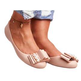 LU BOO Kumiballerinat Meliski kumartuvat beige Joleen