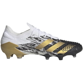 Adidas Predator Mutator 20.1 LM Fg FW9182 jalkapallokengät harmaa valkoinen