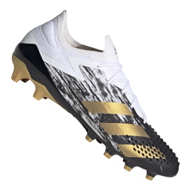 Adidas Predator 20.1 Low Ag M FW9747 jalkapallokengät musta, valkoinen, musta, kulta valkoinen