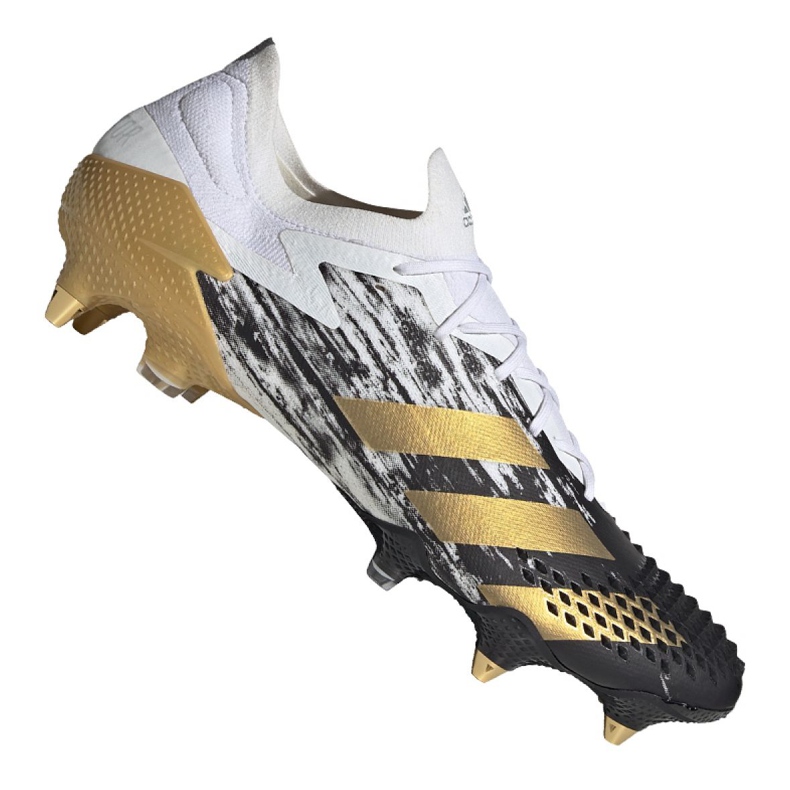 Adidas Predator 20.1 Low Sg M FW9181 jalkapallokengät musta, valkoinen, musta, kulta valkoinen