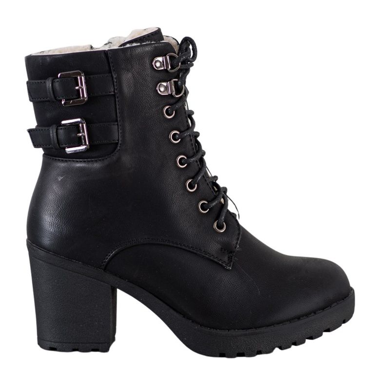 J. Star Sidotut saappaat alustalla musta