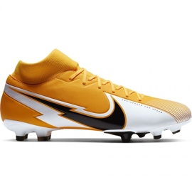 Nike Mercurial Superfly 7 Academy M FG / MG AT7946 801 jalkapallokengät monivärinen appelsiinit ja punaiset