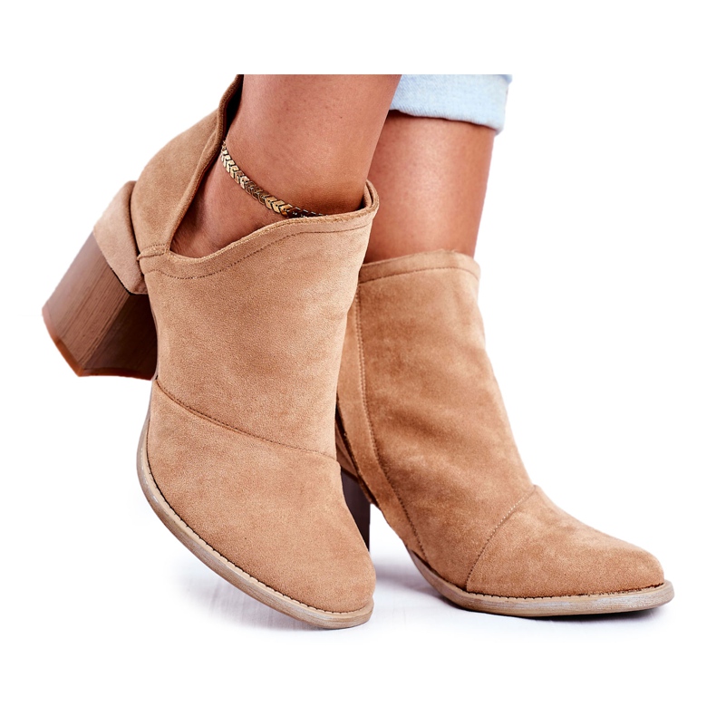 MSMG Naisten nilkkurit Beige Cut Meliori