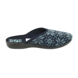 Adanex 25405 velour-tossut laivasto sininen