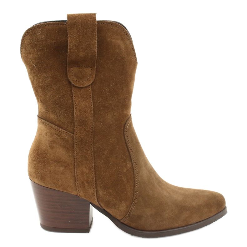 Gamis 4009 mokkanahkaiset cowboy -saappaat ruskea