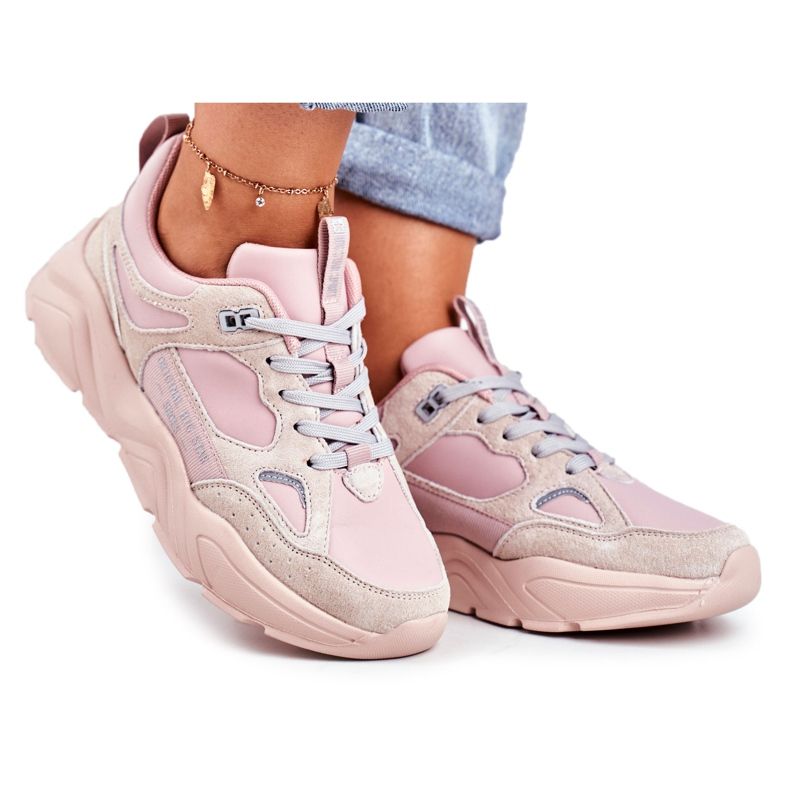 Naisten lenkkarit Big Star Pink GG274655 vaaleanpunainen