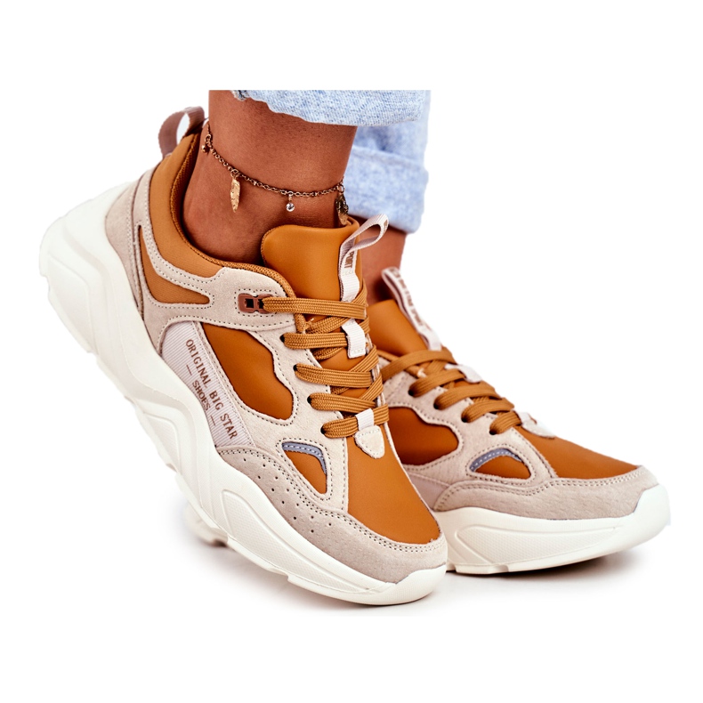 Naisten lenkkarit Big Star Beige GG274653