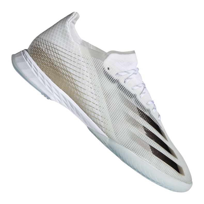 Adidas X Ghosted.1 In M EG8171 jalkapallokengät valkoinen musta, valkoinen, kulta