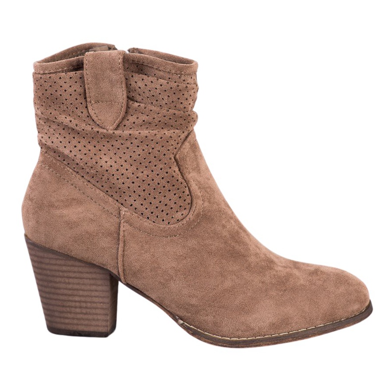 Bestelle Klassiset avoimet cowboy -saappaat beige
