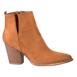 Erynn Mokkanahkakengät leikkauksella ruskea Erynn Mokkanahkakengät leikkauksella ruskea