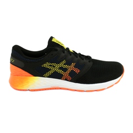 Juoksukengät Asics RoadHawk Ff 2 M 1011A136-005 musta tummansininen oranssi keltainen
