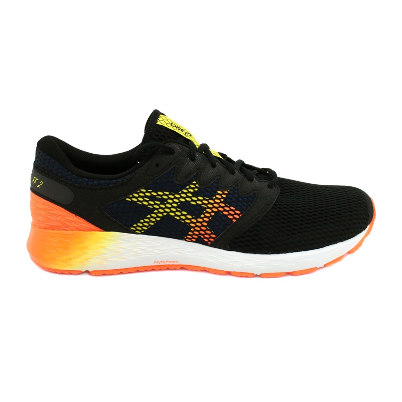 Juoksukengät Asics RoadHawk Ff 2 M 1011A136-005 musta laivastonsininen oranssi keltainen