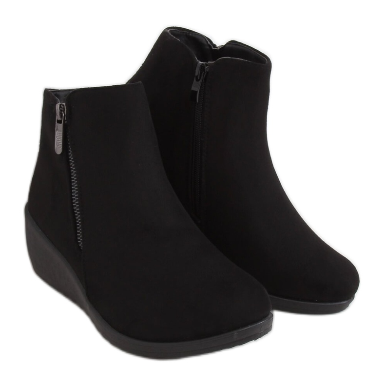 Musta Mustat kiilakengät E3267 Musta